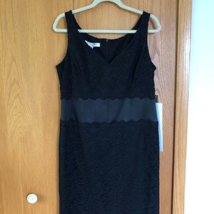 Black Dress w/ Lace sz 12